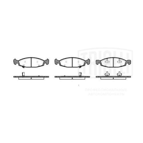 Brake Pad Set, disc brake (PF 4238)
