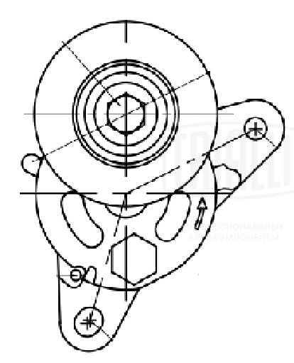 Belt Tensioner, V-ribbed belt