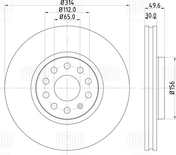 Brake Disc (DF 185115)