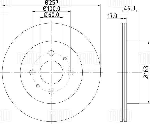 Brake Disc (DF 150011)