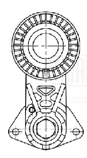 Belt Tensioner, V-ribbed belt (CM 5461)