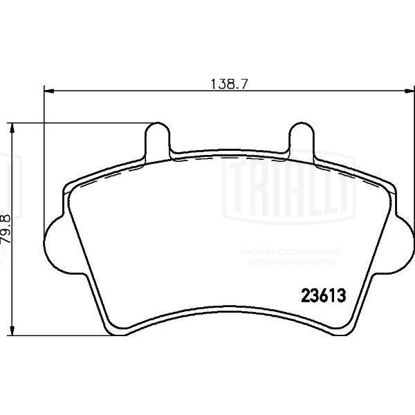 Brake Pad Set, disc brake (PF 0911)