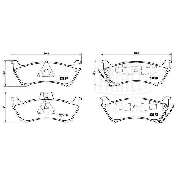 Brake Pad Set, disc brake