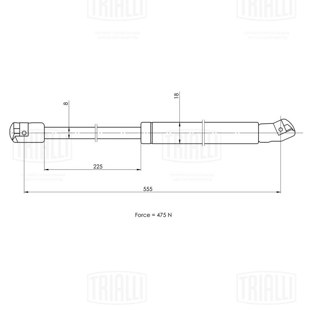 Gas Spring, boot/cargo area