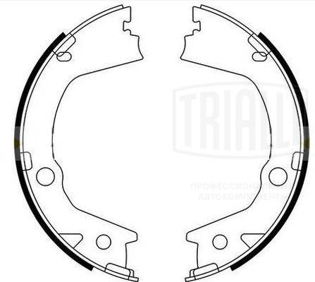 Brake Shoe Set, parking brake (GF 4658)