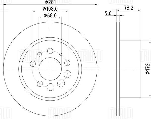 Brake Disc (DF 250129)