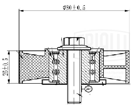 Deflection/Guide Pulley, V-ribbed belt