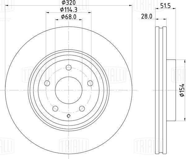 Brake Disc (DF 084419)