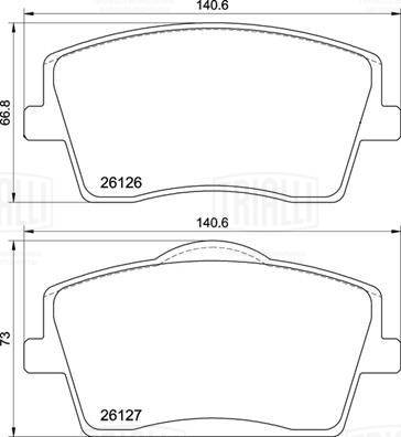 Brake Pad Set, disc brake