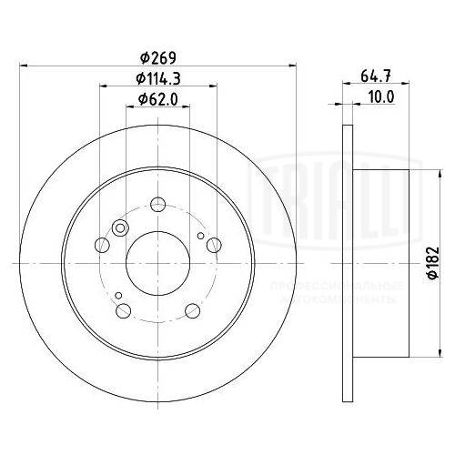 Brake Disc (DF 190322)