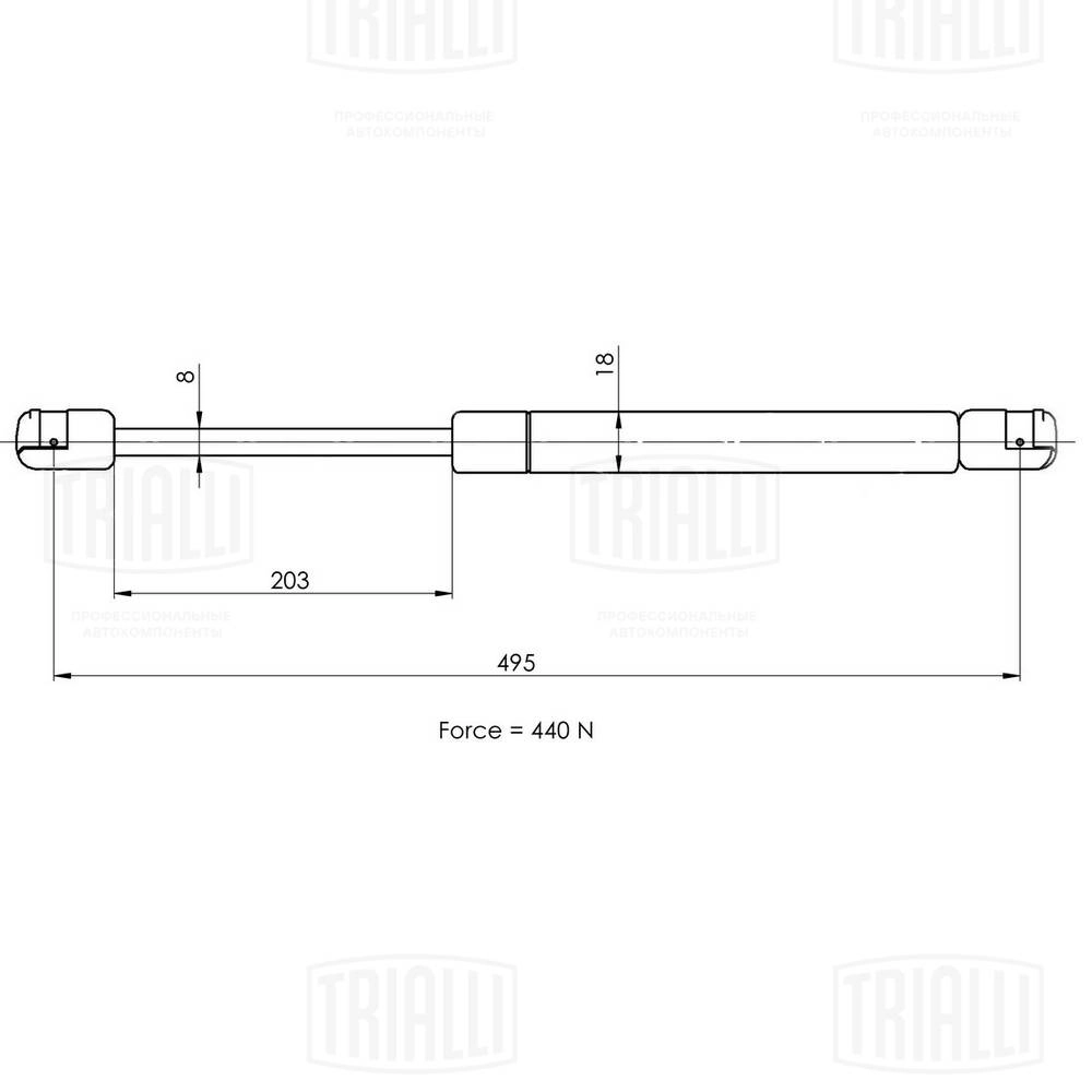 Gas Spring, boot/cargo area