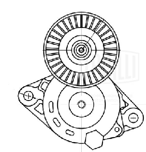Belt Tensioner, V-ribbed belt