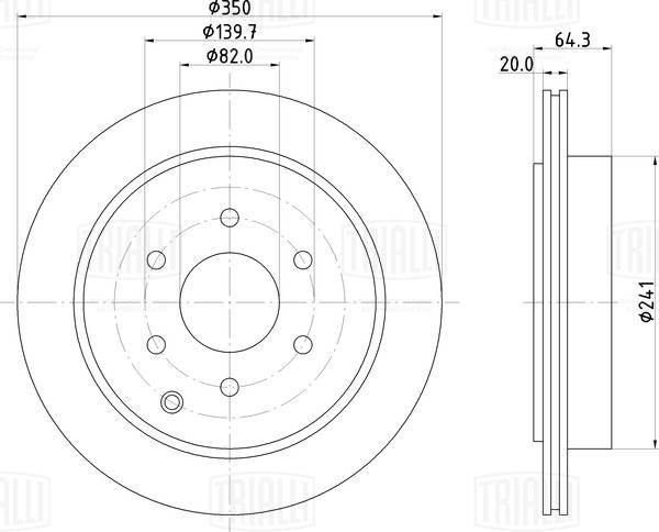Brake Disc (DF 084407)