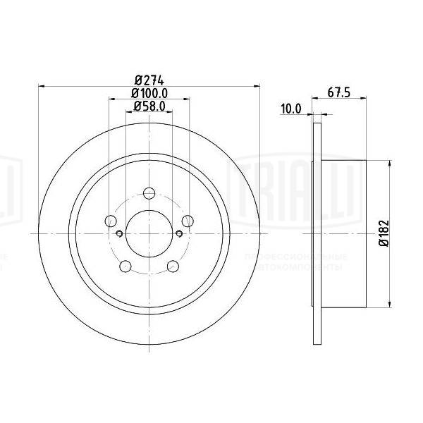 Brake Disc (DF 220109)