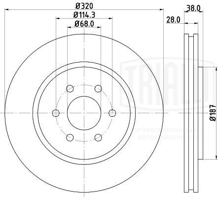 Brake Disc (DF 140112)