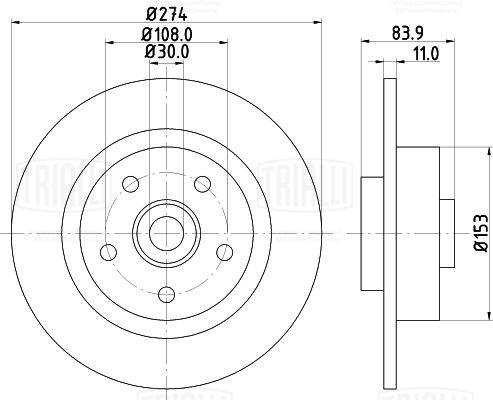 Brake Disc (DF 190337)