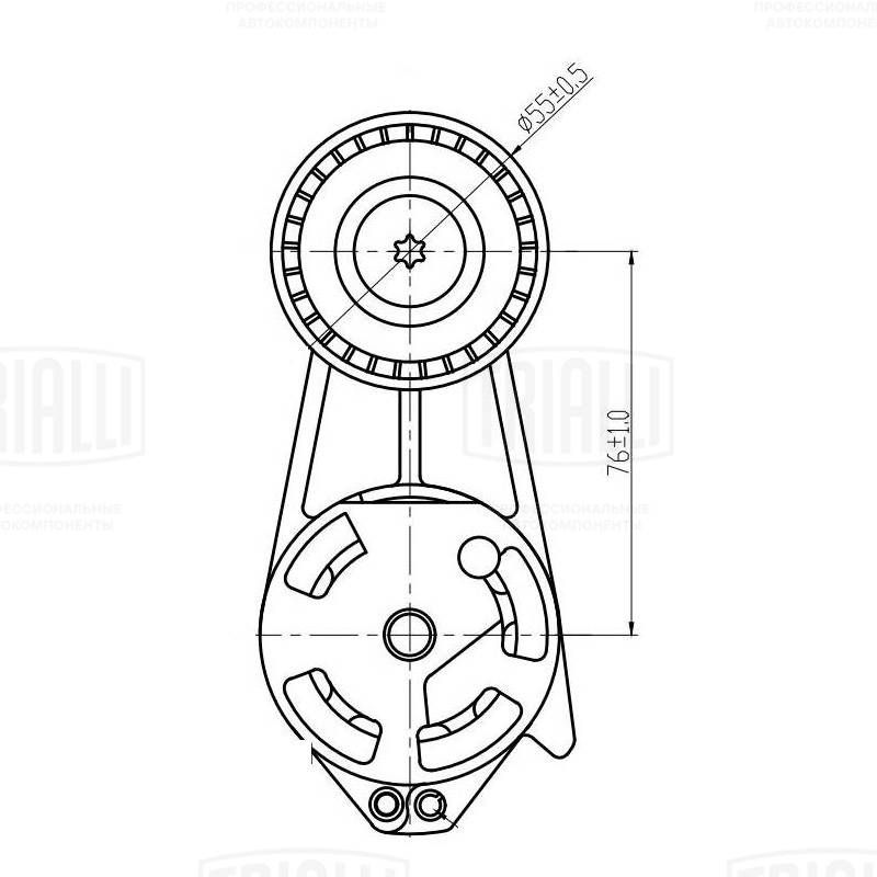 Belt Tensioner, V-ribbed belt