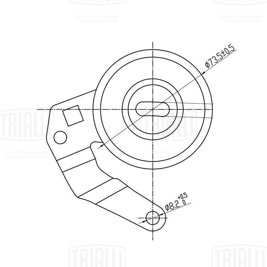 Deflection/Guide Pulley, timing belt