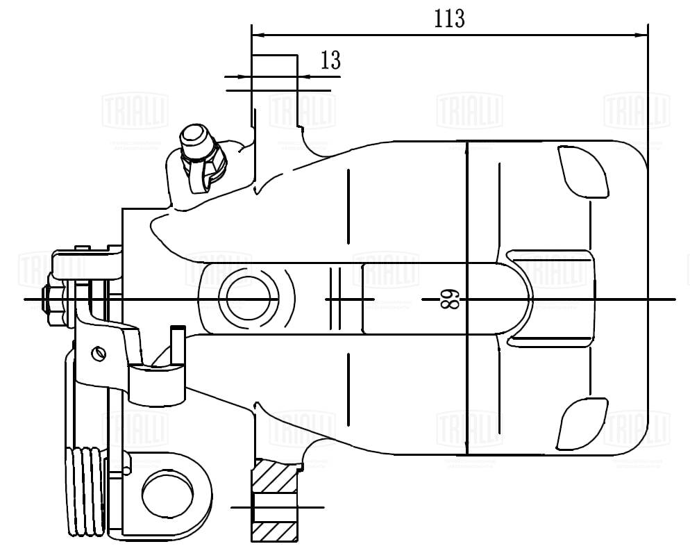 Brake Caliper (CF 550120)
