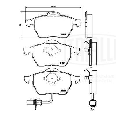 Brake Pad Set, disc brake (PF 4207)