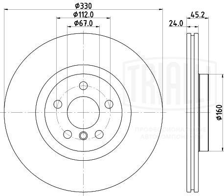 Brake Disc (DF 190423)