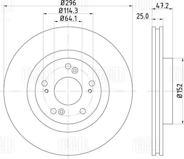 Brake Disc (DF 105118)