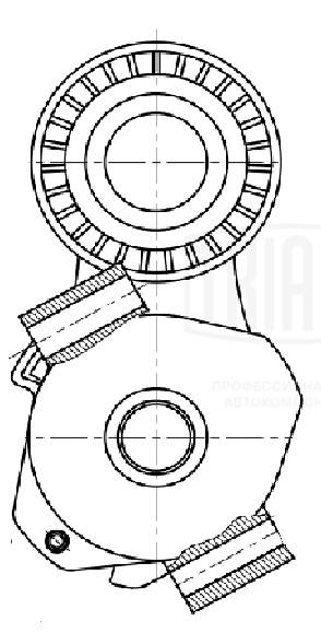 Belt Tensioner, V-ribbed belt