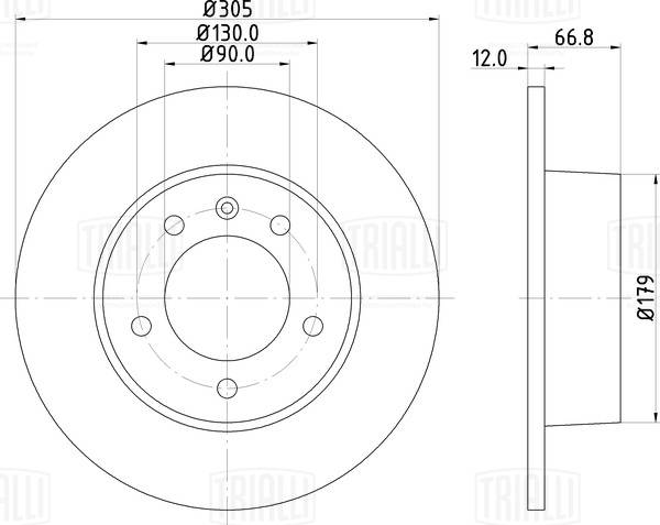 Brake Disc (DF 261012)