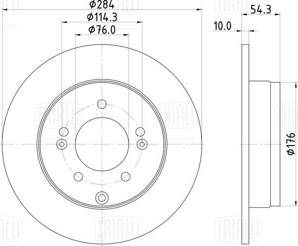Brake Disc (DF 190128)