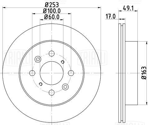 Brake Disc (DF 266019)