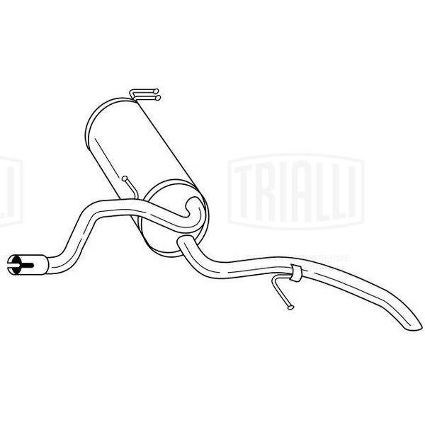 Rear Muffler (EMM 1015)