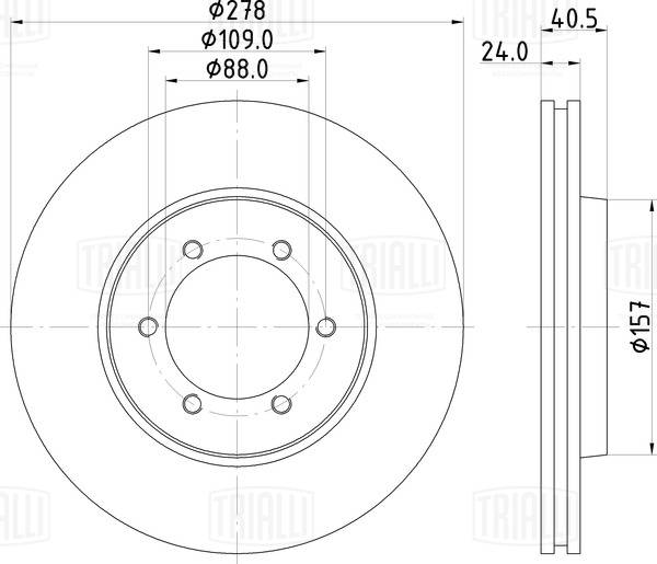 Brake Disc (DF 266017)