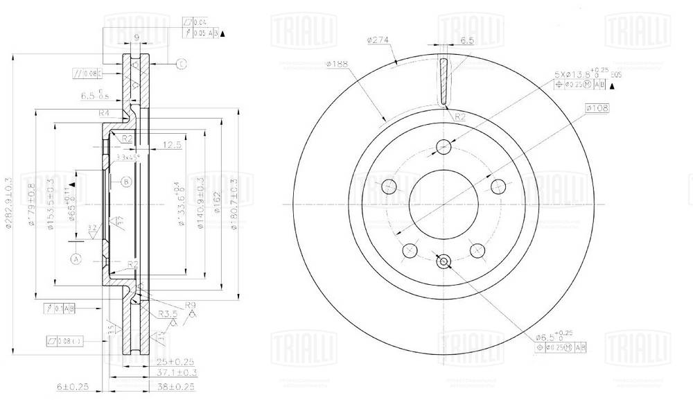 Brake Disc (DF 084818)