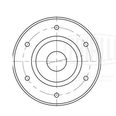 Deflection/Guide Pulley, V-ribbed belt