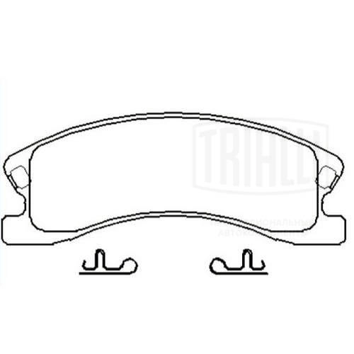 Brake Pad Set, disc brake (PF 4237)