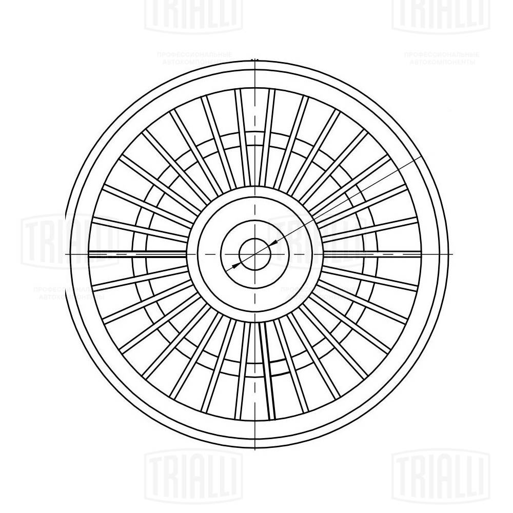Deflection/Guide Pulley, V-ribbed belt