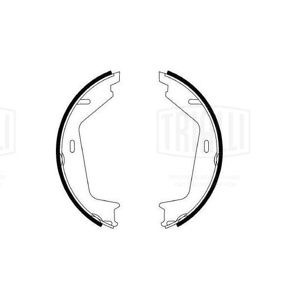Brake Shoe Set, parking brake