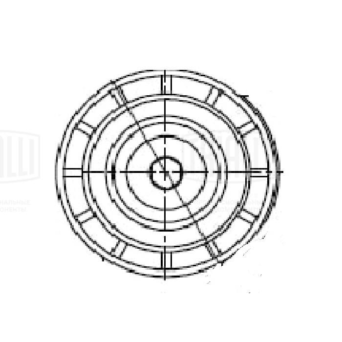 Deflection/Guide Pulley, V-ribbed belt