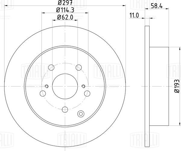 Brake Disc (DF 084107)