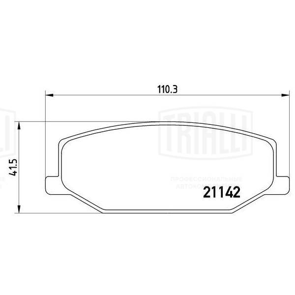 Brake Pad Set, disc brake (PF 4331)