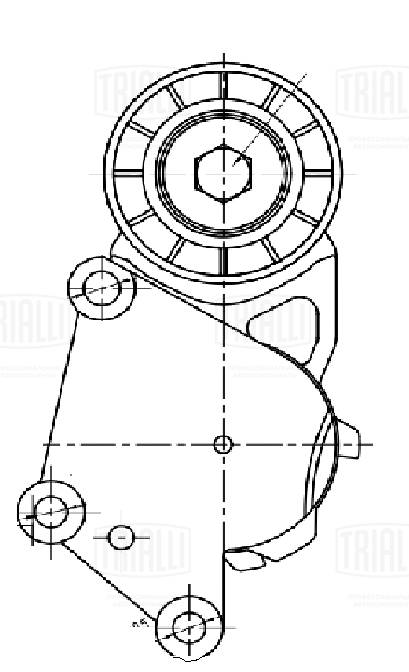 Belt Tensioner, V-ribbed belt (CM 5729)