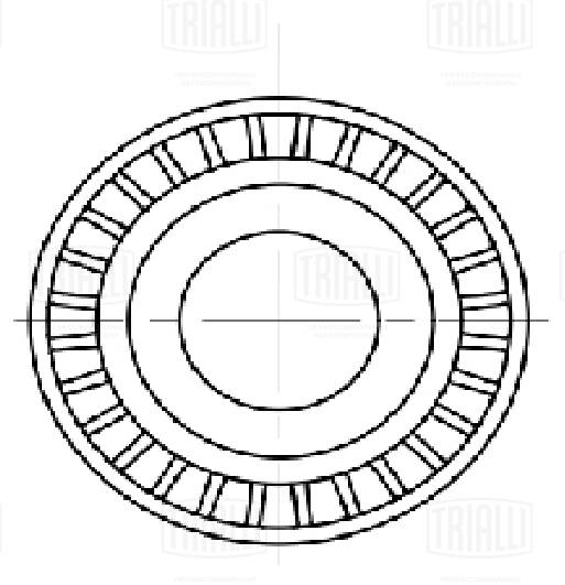 Deflection/Guide Pulley, V-ribbed belt (CM 5775)