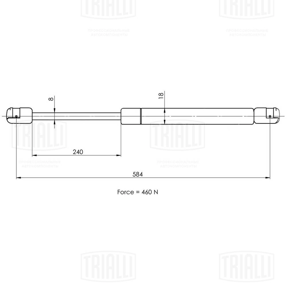 Gas Spring, boot/cargo area