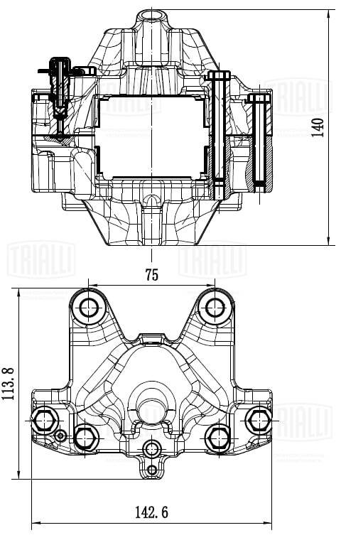 Brake Caliper (CF 032010)