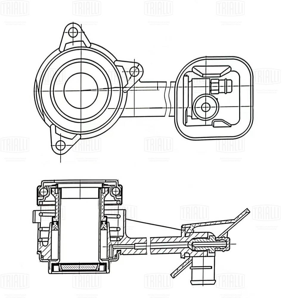 Central Slave Cylinder, clutch (CT 1012)