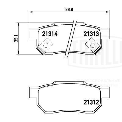 Brake Pad Set, disc brake