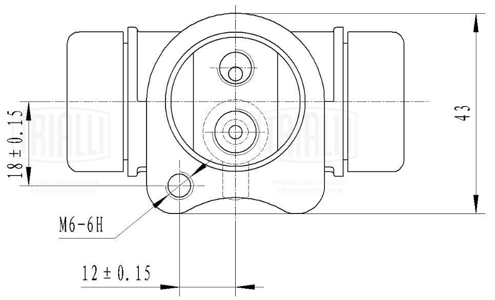 Wheel Brake Cylinder (CF 0308)
