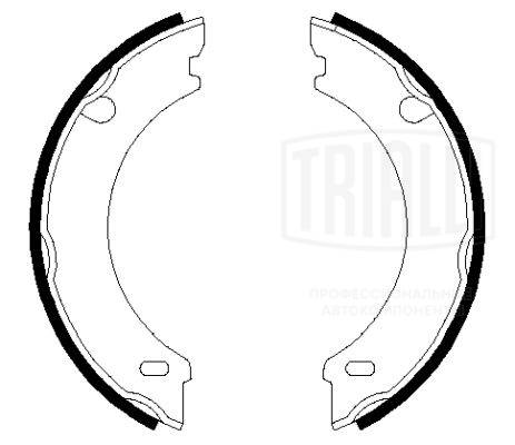 Brake Shoe Set, parking brake (GF 4602)