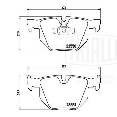 Brake Pad Set, disc brake (PF 4016)