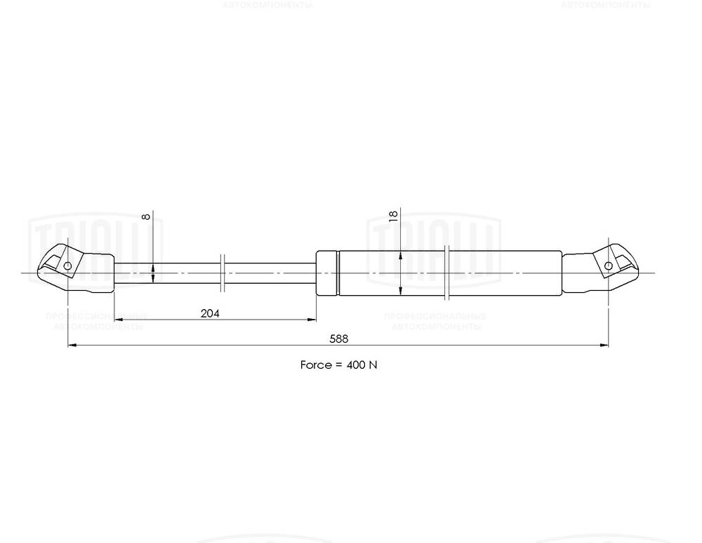 Gas Spring, boot/cargo area